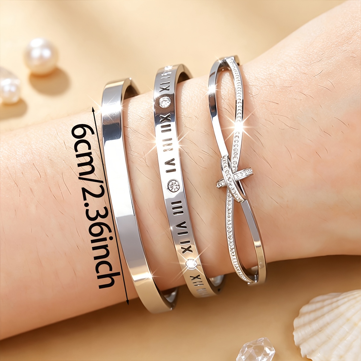 Unisex Durable Waterproof Stainless Steel Bracelet